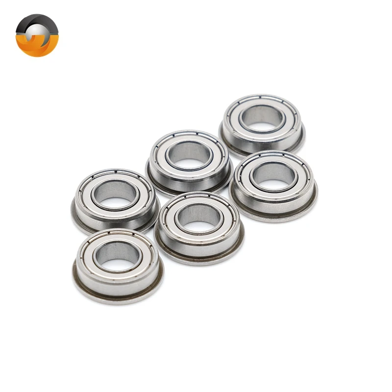 10PCS F689ZZ Flange Bearing 9x17x5 mm ABEC-7 Deep Groove Ball Bearings F618/9ZZ F689 Z ZZ