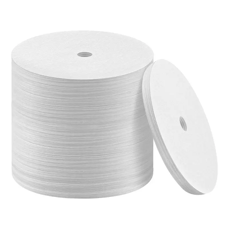 ABKS-500PCS Count Percolator Coffee Filters, 3.75 Inch Natural Unbleached Disposable Coffee Filter Disc Coffee Filters