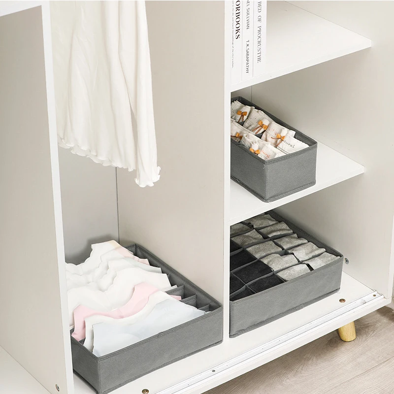 Cabinets Drawers Organizers Clothes Organizer socks Underwear Organizer Storage Box Drawers Separator Closet Wardrobe Organizers