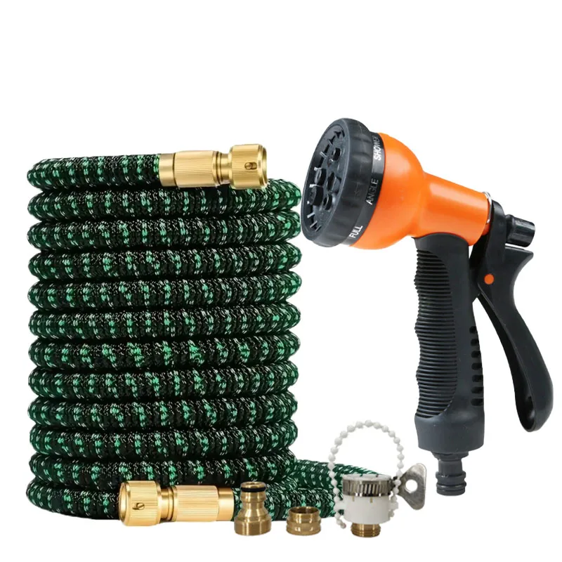 

Home Expandable Magic Hose, High-Pressure 8-Function Car Wash Water Gun, Used For Garden Irrigation And Cleaning Supplies