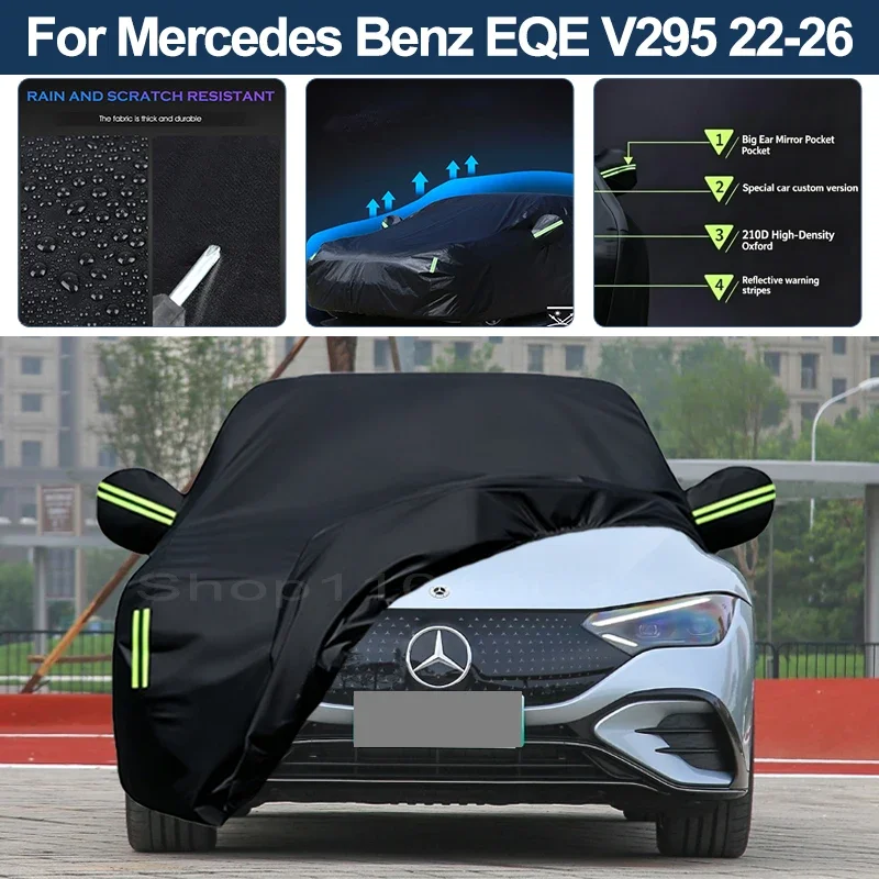 Auto Exterior Sun-Snow Protective Car Cover For Mercedes Benz EQE V295 2022-2026 Waterproof Dustproof Anti-UV Outdoor Cover