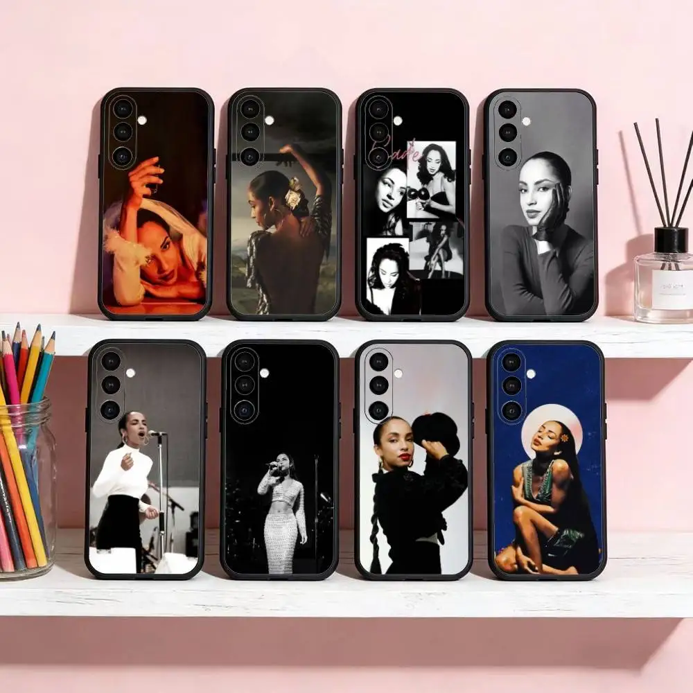 

Singer S-Sade Musician Phone Case For Samsung Galaxy A91,80,73,72 ,71,53,52,32 ,31,22,21s,20,Soft Black Case