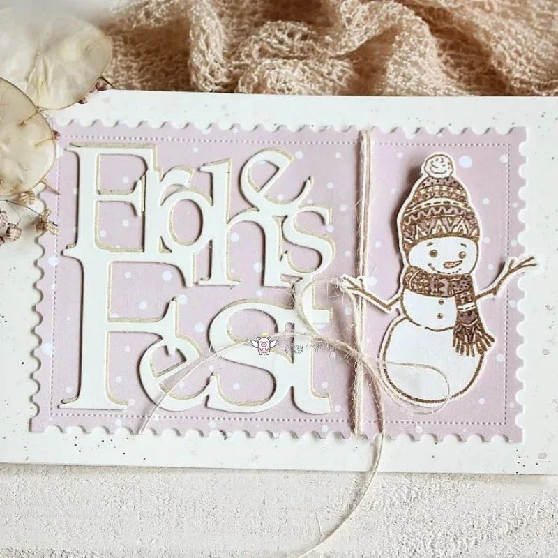 قوالب تقطيع معدنية على شكل خنزير كرافت قالب قوالب فروزس فيست رسائل قصاصات ورقية قالب حرفي شفرة استنسل لكمة