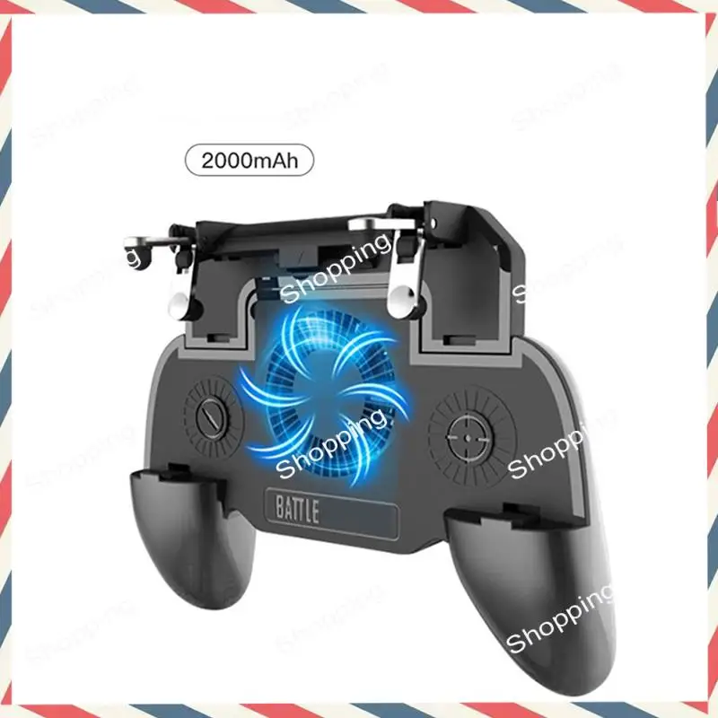 M20K Mobile Gaming Controller With Cooling Fan For PUBG Trigger Joystick Gamepad For Smartphone