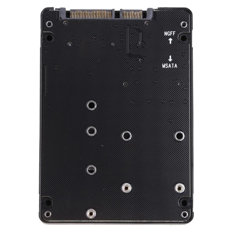 U2JE 2 In1 Adapter Card for Case Enclosure Box for MSATA/for M.2 NGFF to SATA3 Conver