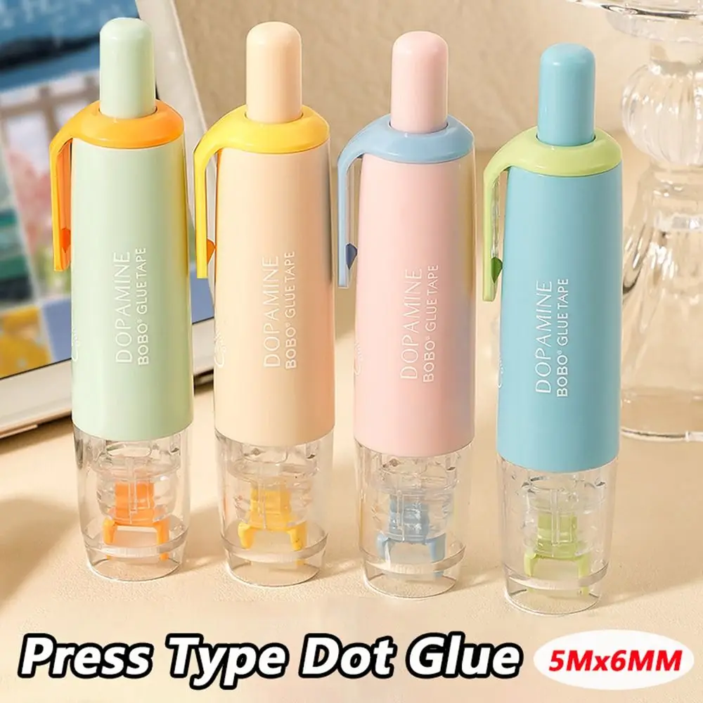 360度回転ヘッドドットグルーテープ大容量DIYスクラップブッキング両面粘着テーププレスグルーテープペン使用