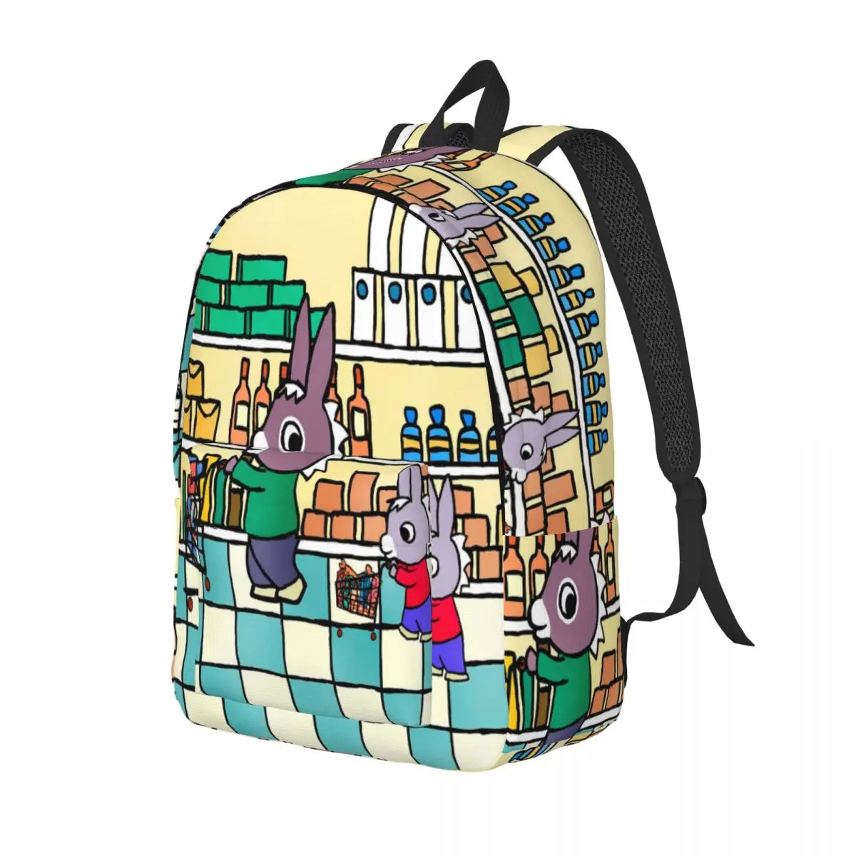 Kawaii Trotro Cartoon Backpack for Boy Girl Kids Student School Bookbag Animation Daypack Kindergarten Primary Bag Lightweight