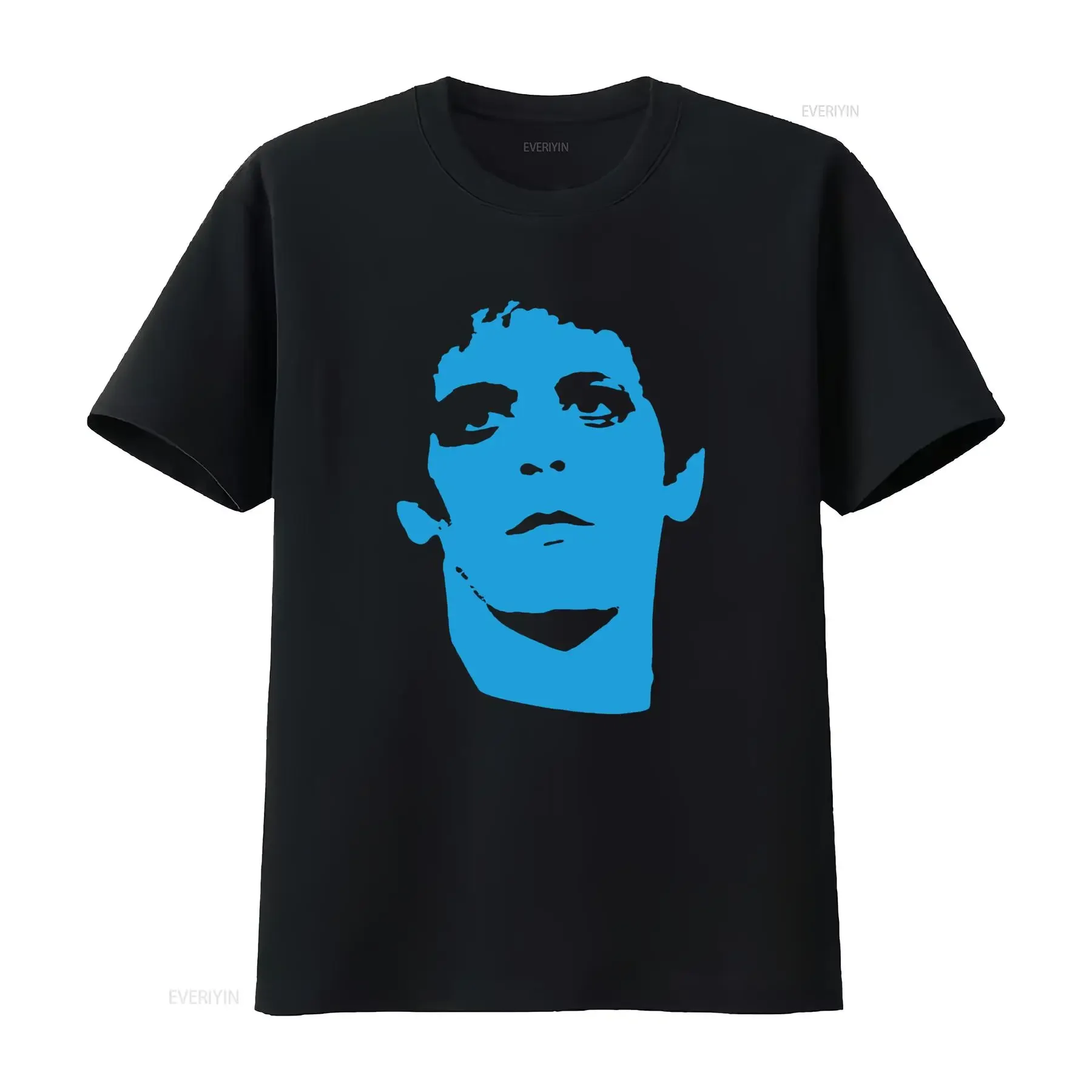 Vintage Lou Reed The Blue Mask T Shirt for Retro Rock Art Print vintage Washed Casual Slightly graphic Breathable Unisex