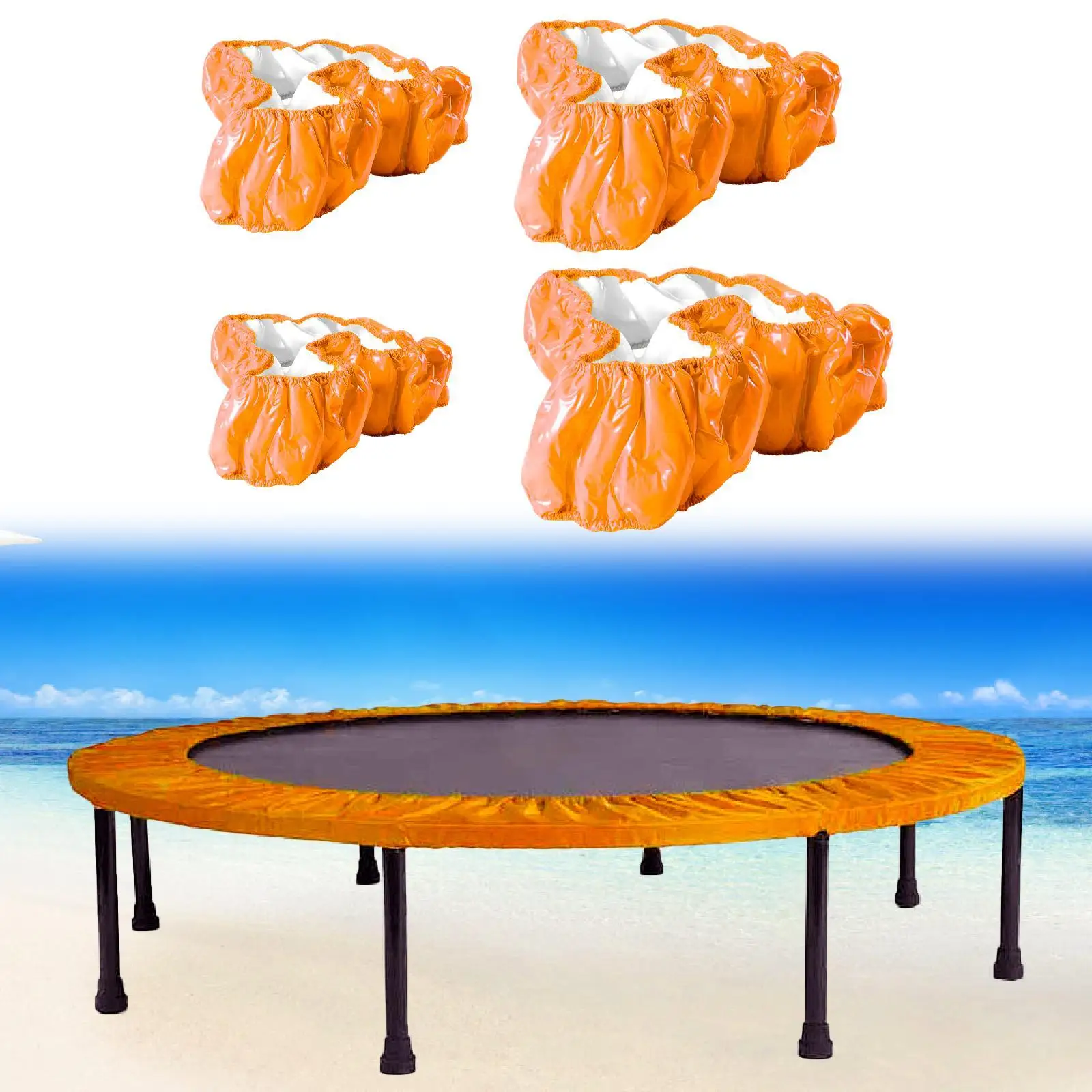 Trampoline Edge Cover Trampoline Pad Round for Boys Girls Children Easy Installation Supplies Garden Protection Spring Cover