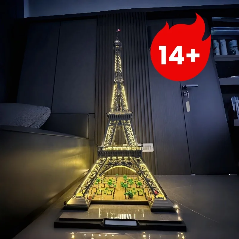 10001 pièces de décoration de la maison tour modèle de construction ornements compatibles avec 10307 cadeaux pour enfants adultes