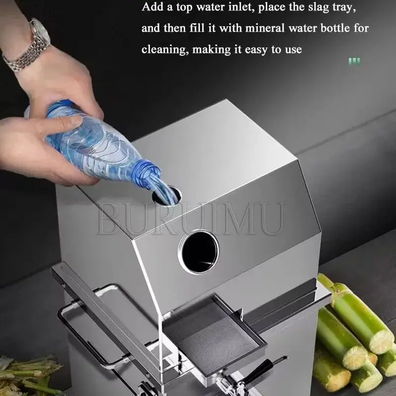 Vertical Commercial Sugarcane Juice Machine Electric Automatic Blender Juicer Extractor Machine