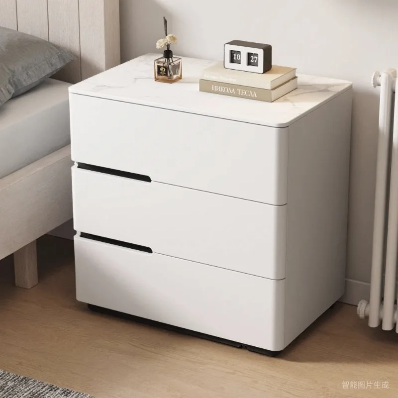 

Прикроватная тумбочка из массива дерева для спальни, 2025, креативный итальянский дизайн, с местом для хранения