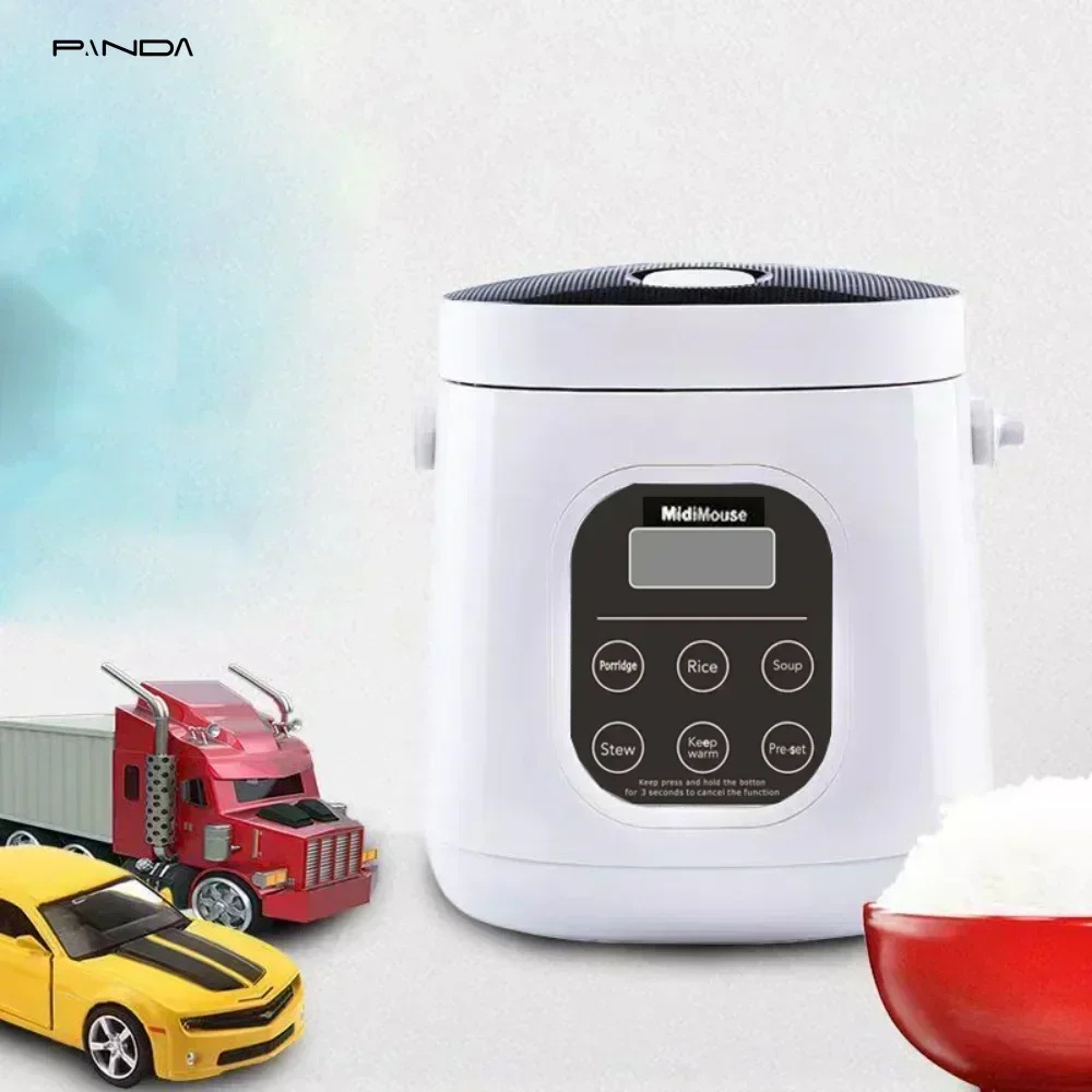 Car rice cooker 12v24V220V car home dual-purpose self-driving portable rice cooker 24v truck smart rice multi-purpose pot