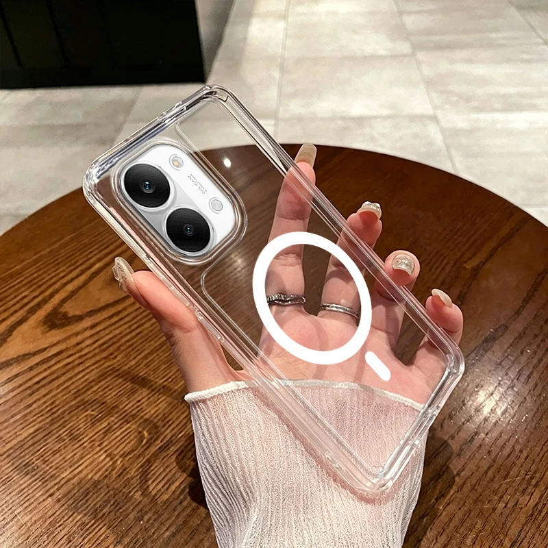 All-inclusive Magnetic Shock-proof Soft Phone Case for Xiaomi Mi Poco X8Pro X7 X6 X5 X4 X3 X8ProMax X7Pro X6Pro X5Pro X3GT Case view 3