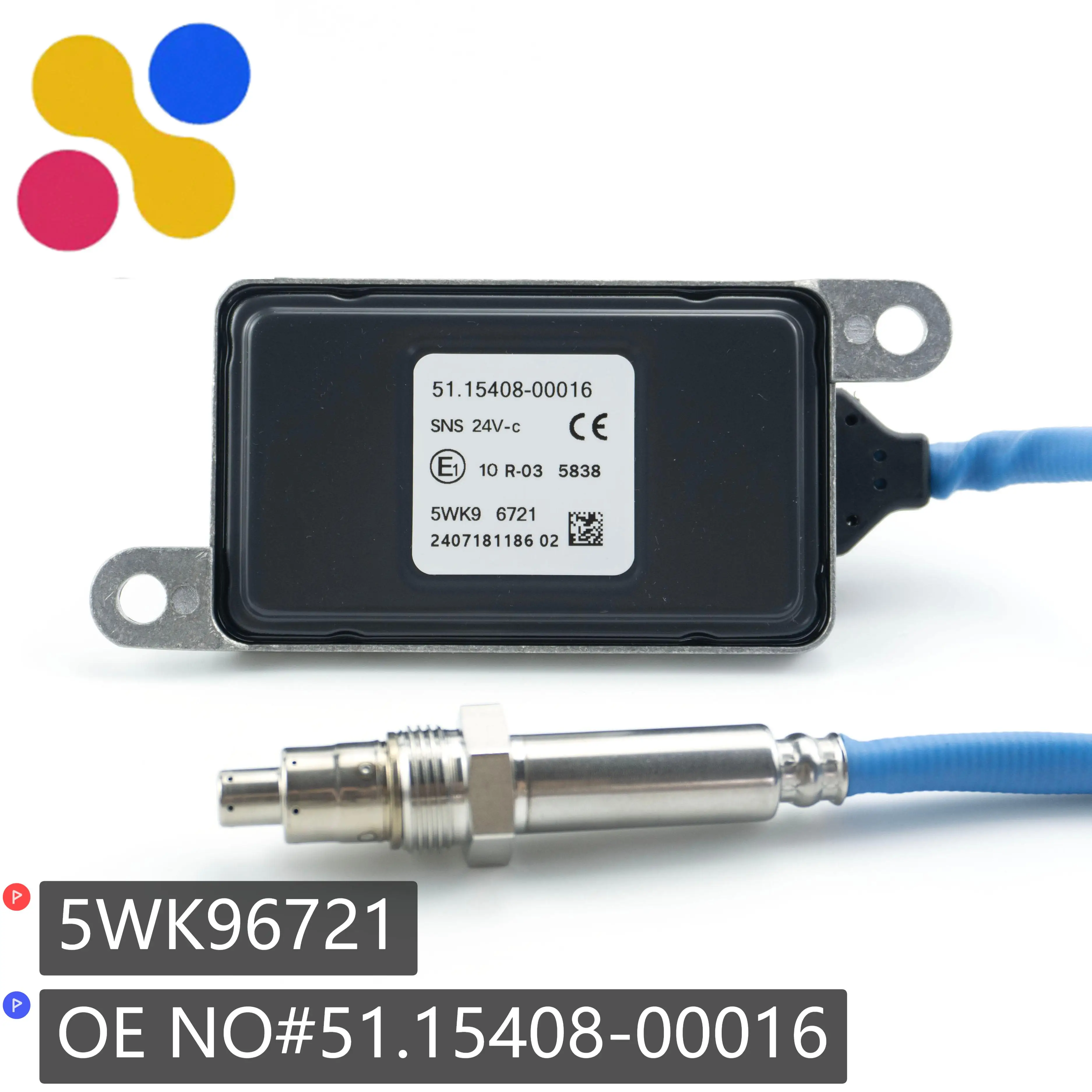 

5WK96721 Nox Sensor For MAN Top-Quality Nitrogen Oxide Sensor 51.15408-00016 5WK9 6721 High Performance Good Price Auto Parts