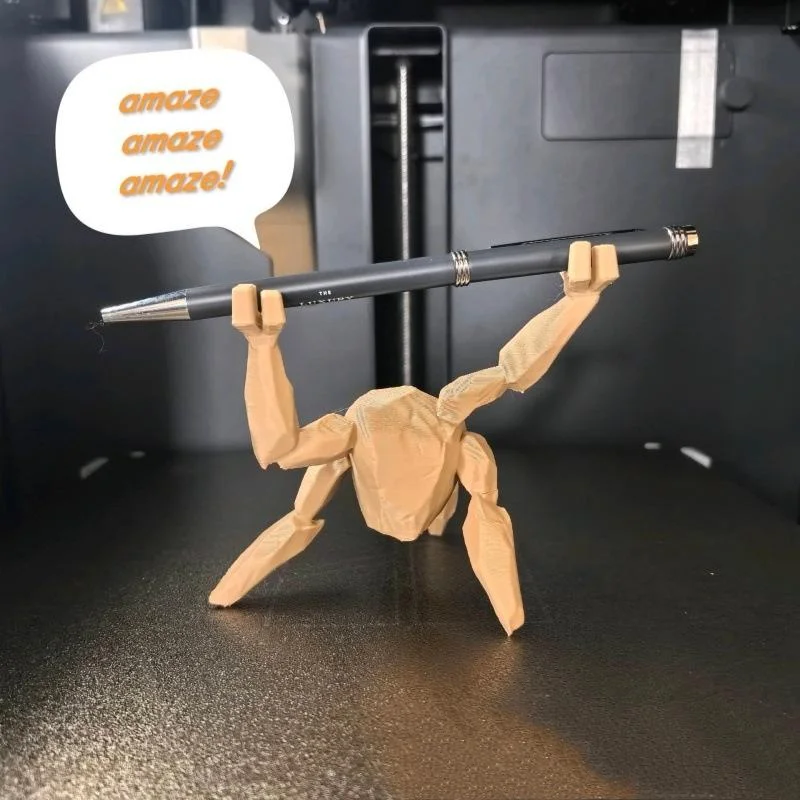 Creative Novelty 3D Printed Project Hail Mary Rocky Pen Holder Cute Character Pen Stand Fun School And Home Desktop Decor