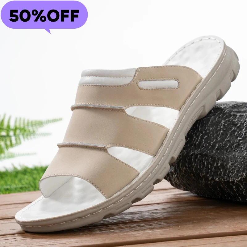 

Мужские летние уличные шлепанцы 2026 года: высококачественные сандалии на толстом каблуке, нескользящие, износостойкие пляжные туфли для мужчин