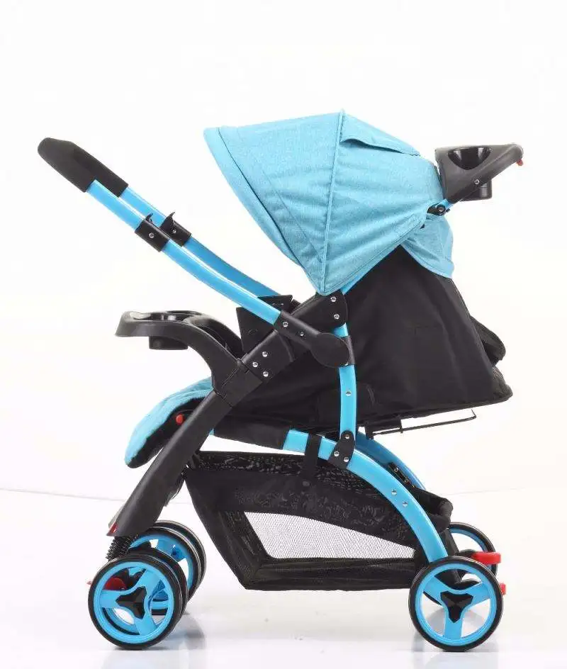 Poussette de Luxe Pliable en Aluminium pour Bébé, Avion observateur