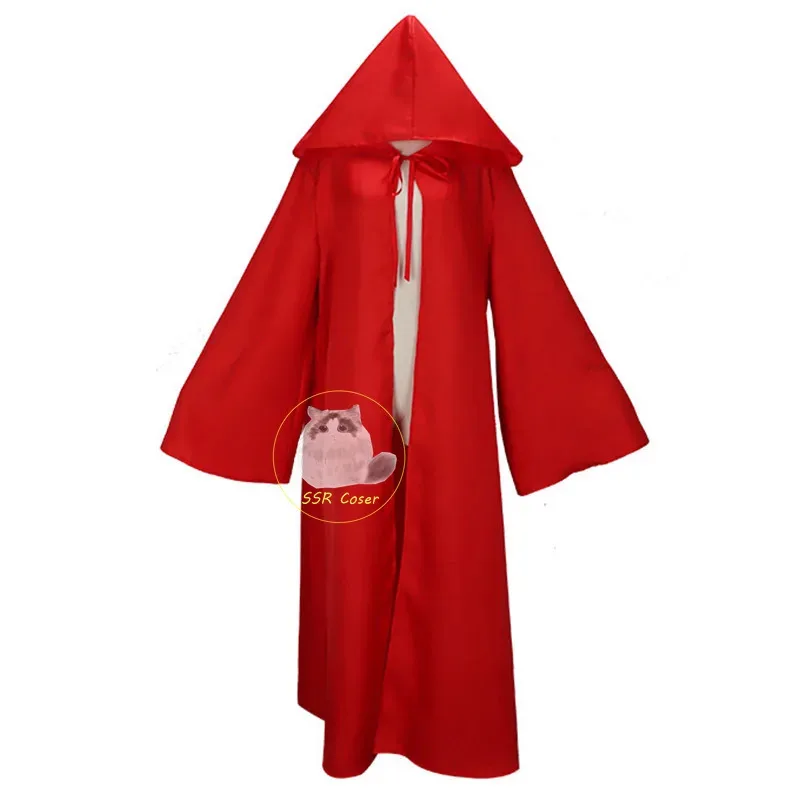 

Мужской мягкий звездный джедай, черный, коричневый плащ со шляпой, длинная рубашка, халат с капюшоном, карнавальный костюм на Хэллоуин, 8 дюймов,