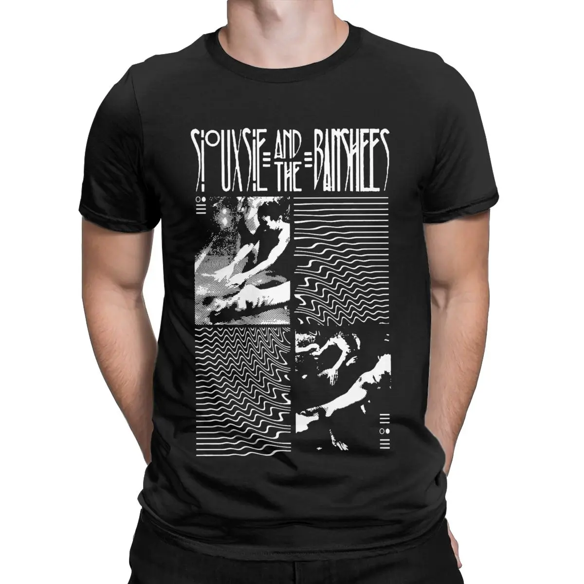 Siouxsie And The Banshees T-Shirts for Men Vintage Pure Cotton Tees Crew Neck Short Sleeve T Shirt Plus Size Tops