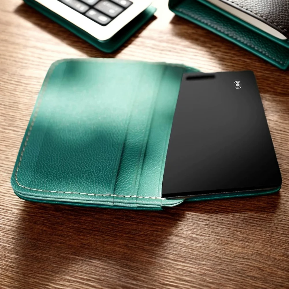 Wallet Tracker Card Werkt voor Apple Find My App Slim Smart Bluetooth-compatibele tracking voor portemonnee-bagagelabels Telefoonpaspoorten