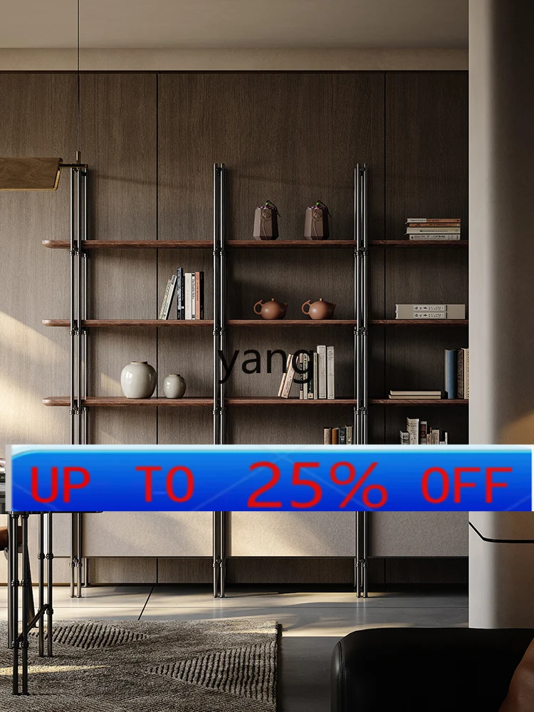 LTT bamboo series light luxury high-end sense with study solid wood bookcase