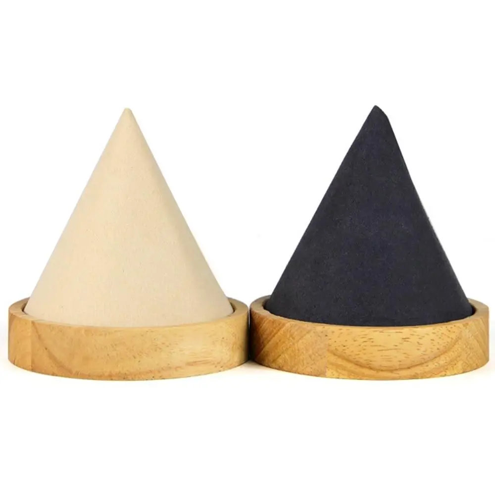 design Wooden Movable Cone Shape Bedroom Essentials Watch Holder Jewelry Display Stand Practical Tools Bracelet Display Stand