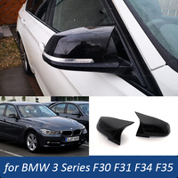 For BMW 3 series F30 F31 F34 F35 316i 318i 320i 328i 330i 335i 340i 316d 318 320 Rear View Side Mirror Cover Carbon Fiber M Look