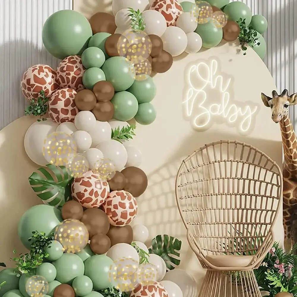 Jungle Animal Themed Latex Balloons Set for Parties 3
