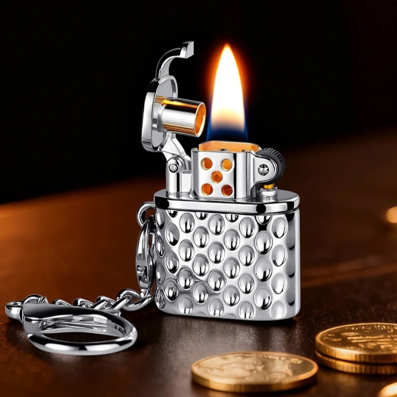 

Милая мини-зажигалка для женщин, креативный брелок-подвеска, зажигалка с кремневым колесиком, для курения, маленький подарок для женщин и мужчин