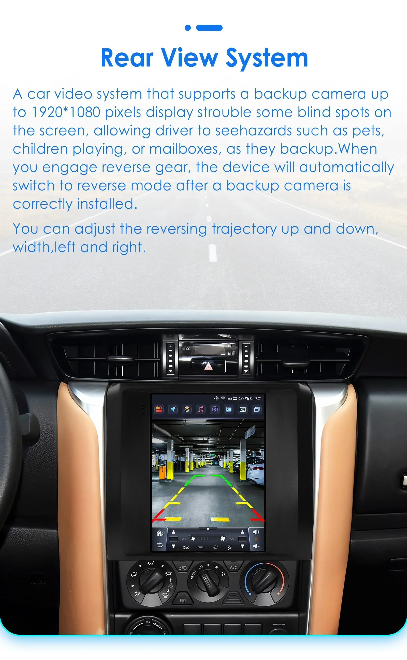 9.7 4G Wireless Carplay Android Auto Car Radio Multimedia for Toyota Fortuner / HILUX Revo 2015 - 2022 Video Player