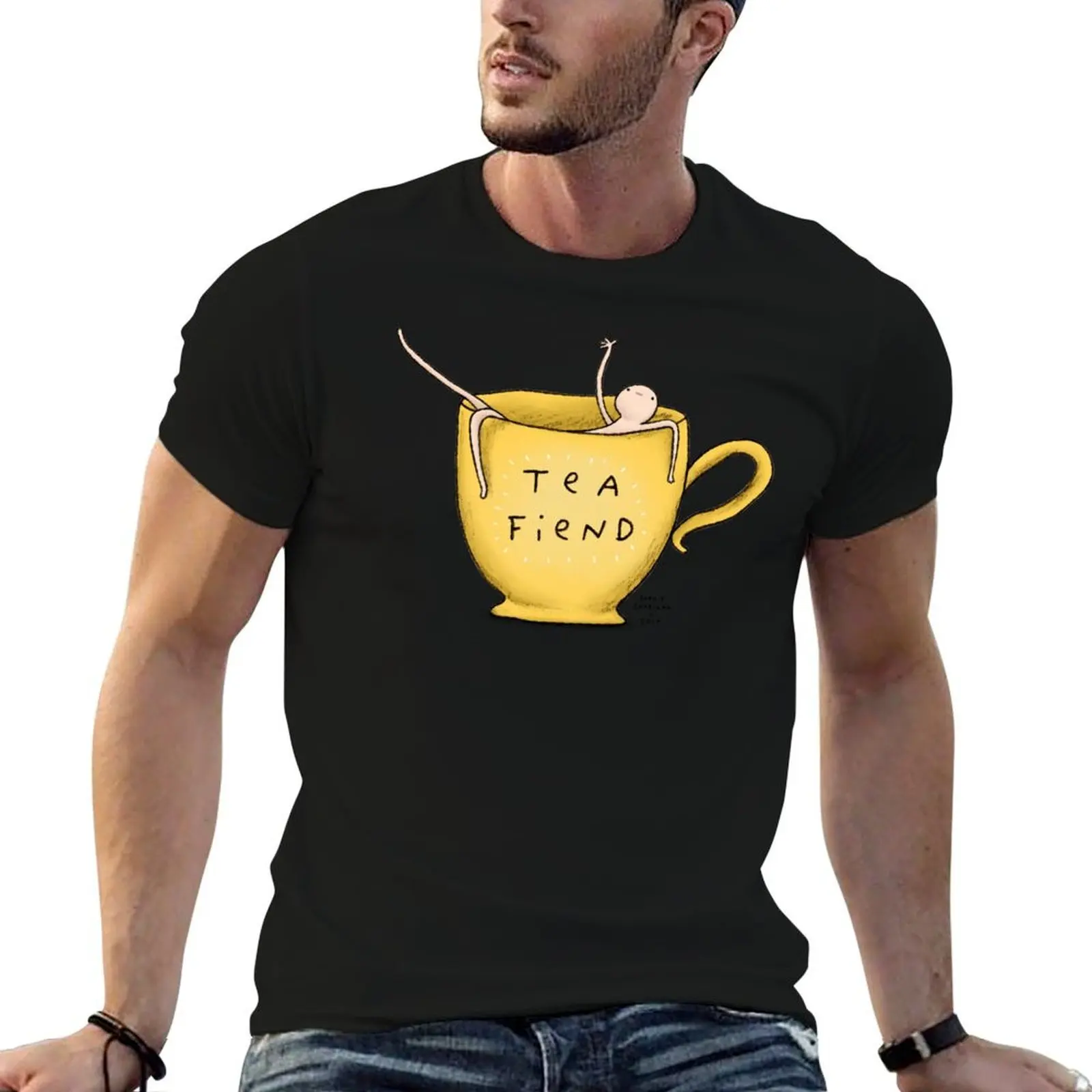 Honest Blob - Tea Fiend T-Shirt oversized graphic tee shirts graphic tees oversized t shirts for men