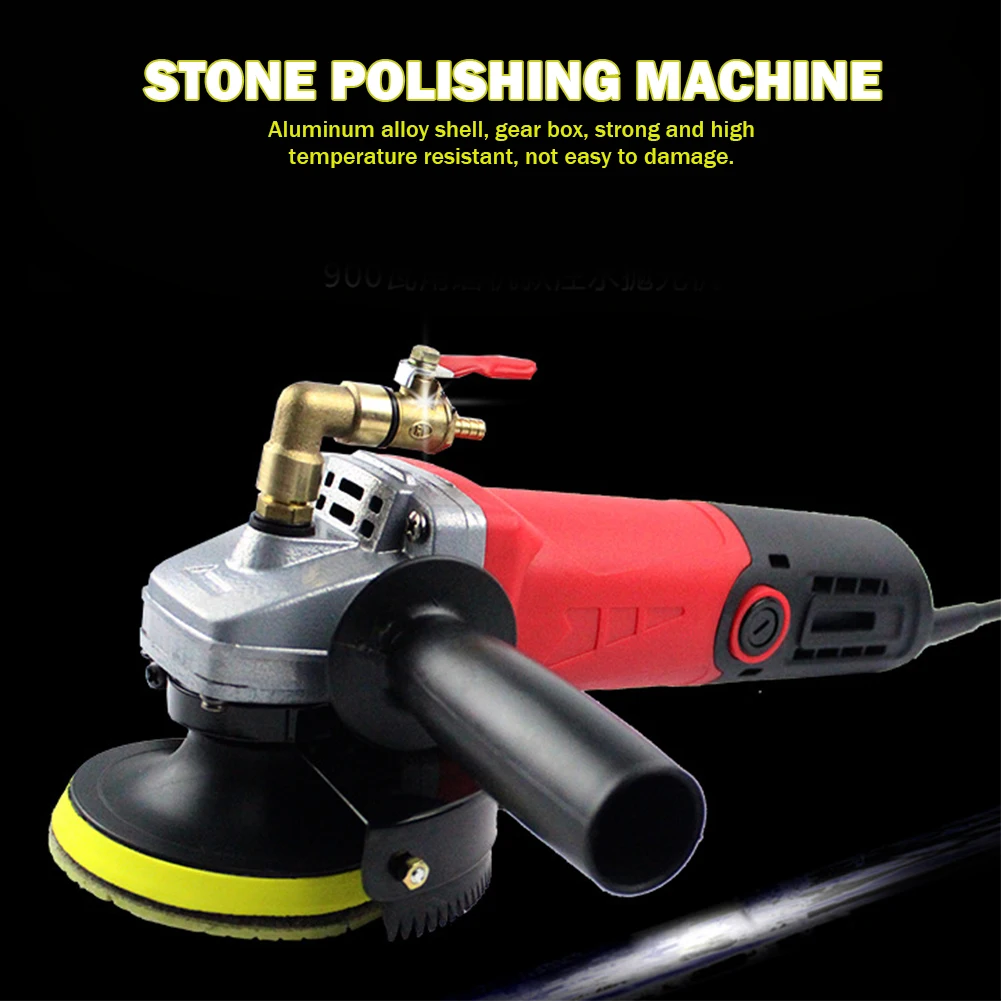 Electric Auto Waxing Polishing Machine Water Injection Rotary Car Buffer Polisher Waxer for Marble Terrazzo Granite Tiles Cement