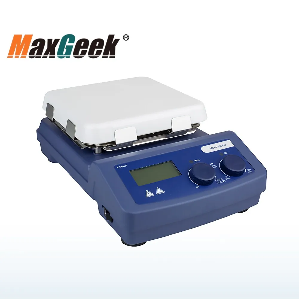 

Maxgeek Hotplate Stirrer Digital Magnetic Stirrer MS7-H550-Pro with Glass Ceramic Hotplate Maximum 550°C