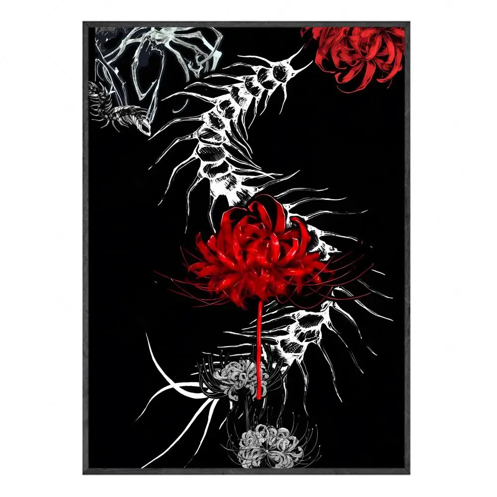 Anime T-tokyo Ghoul Painting Calligraphy Poster Print Modern Decor Room Home Decor Canvas Art Pictures Home For Living Room