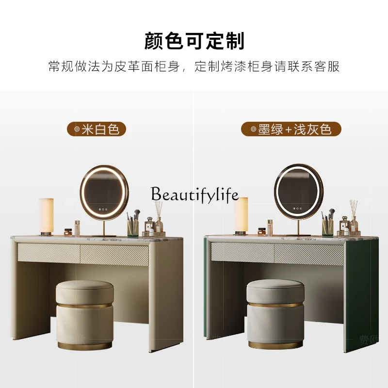 Original Italian custom high-end marble dressing table