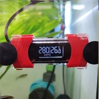 Aquarium Thermometer Digital Waterproof Freshwater Fish Tanks Temperature Sensor with Probe Suction Cup Water Quality Testing