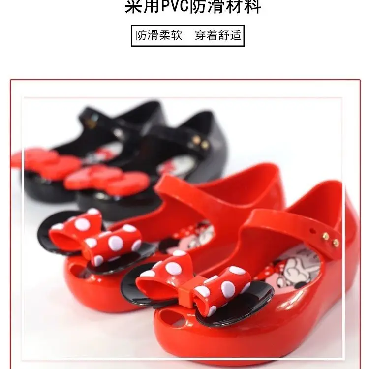 2024 new hello kitty Cat red pink black Sandals Cute Cartoon Summer Children's children kids shoes Shoes