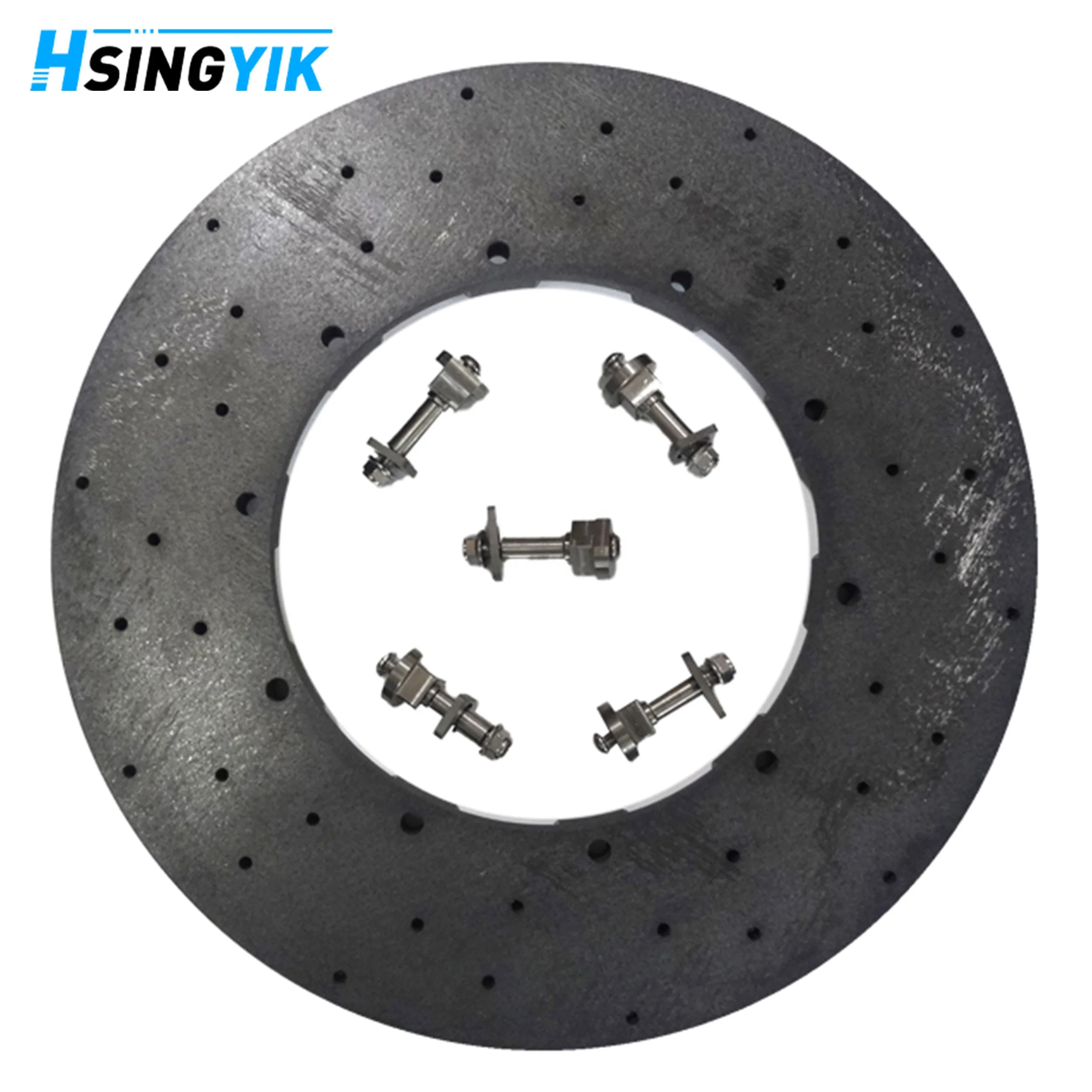 Enhanced Stopping Power Fade Resistance Racing Grade A2214211812 Front Carbon Ceramic Brake Disc For Mercedes Benz SL 55 AMG