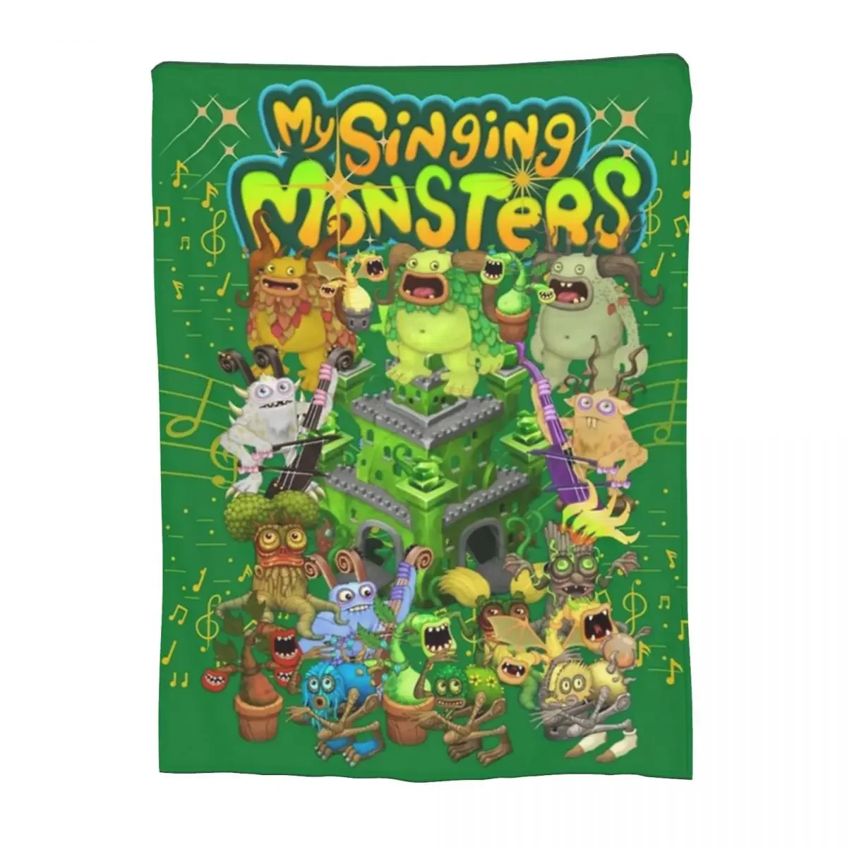 My Singing Monsters Game Blanket Soft Coral Fleece Plush Relax Gift Throw Blanket Quilt