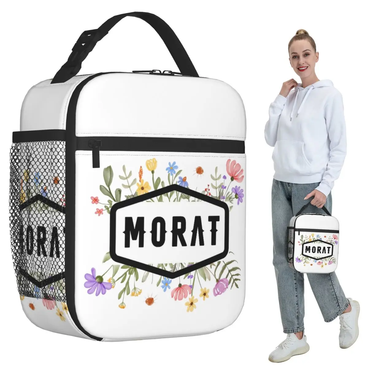 

Термосумка для обедов Morat Pop Band Tour для детей, школьная термосумка-холодильник, портативный контейнер для еды