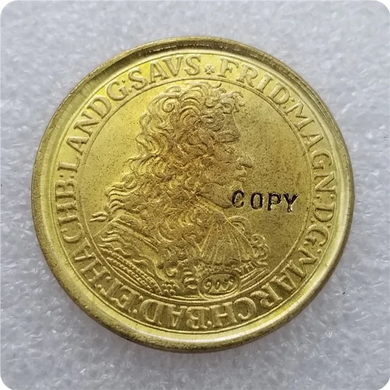 GERMANY 1681 GOLD COIN COPY Challenge Pocket Coins Christmas Gifts