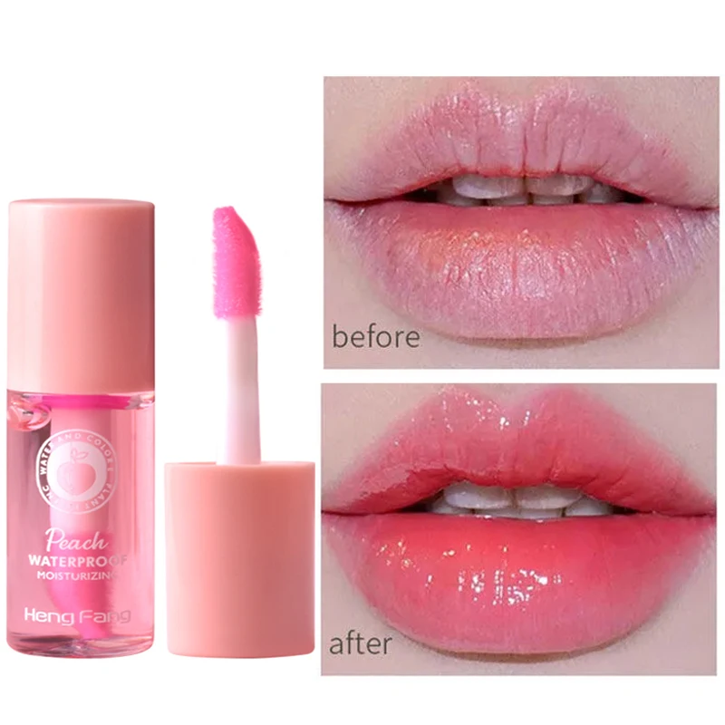 Mini brillo de labios Natural, lápiz labial líquido que cambia de Color, aceite labial, maquillaje cosmético, temperatura hidratante duradera