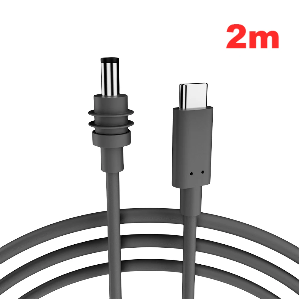 Para Starlink Mini Gen 3 DC Power tipo C Cable de repuesto de entrada exterior impermeable barril Jack Cable de carga Cable de carga