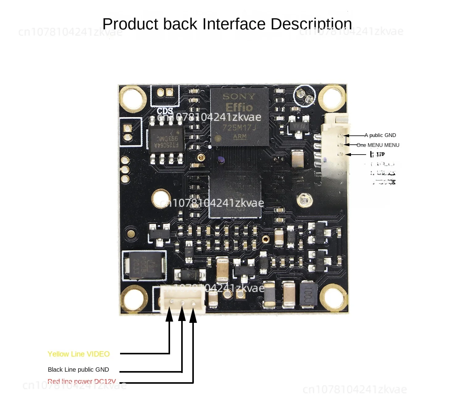 High definition 800 line camera 4140 673ccd main board infrared surveillance camera module ultra low illumination