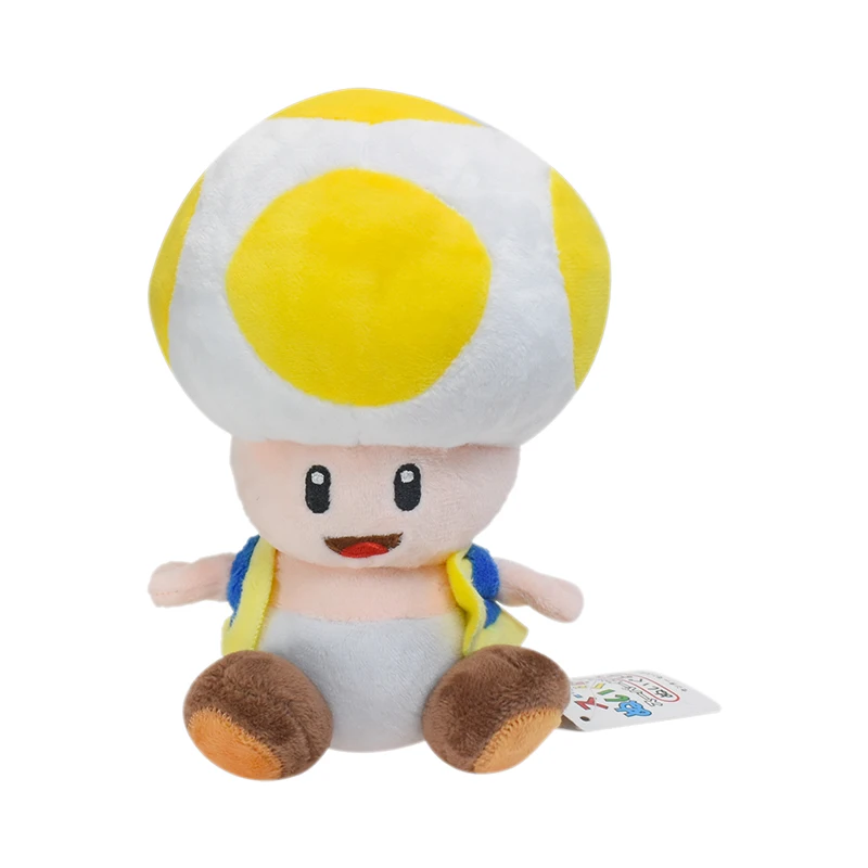 Muñeco de peluche de la serie Super Mary, juguetes periféricos de Anime, Toad, Yoshi, Mario Bros, almohada suave y linda de dibujos animados, regalo