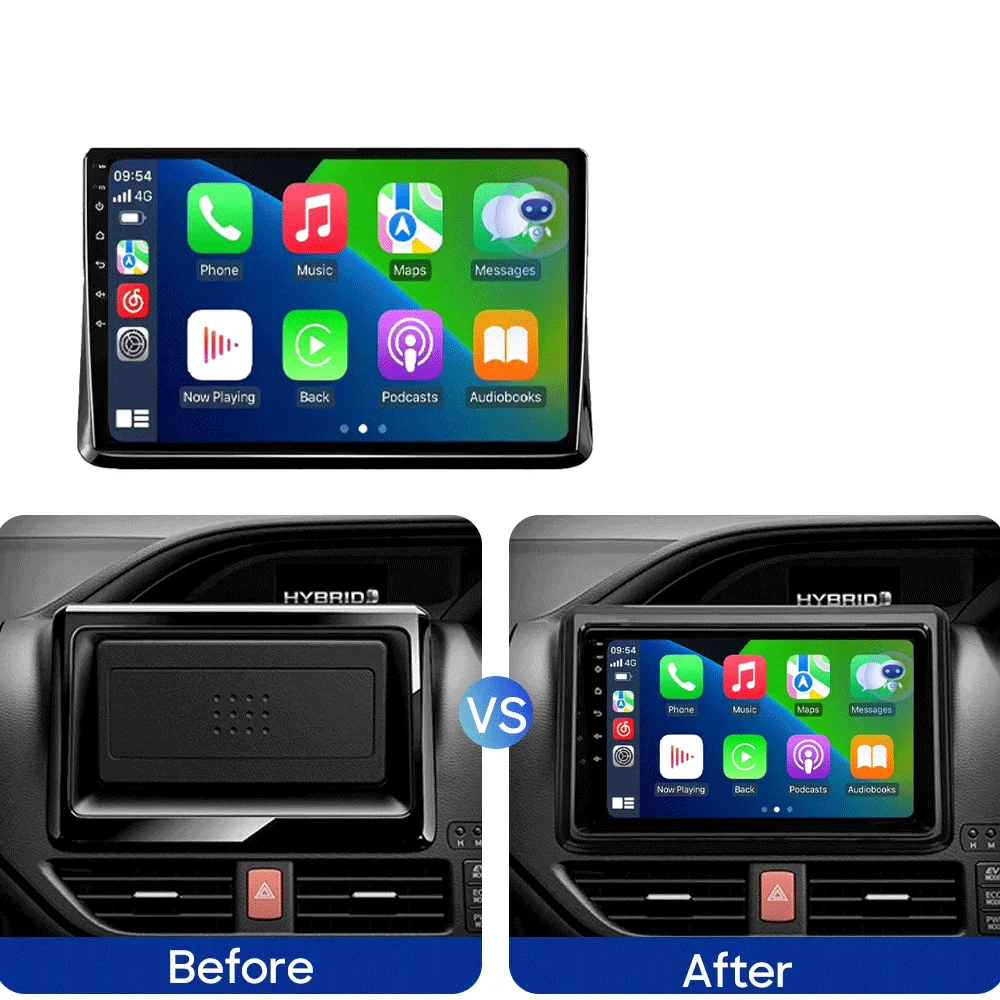Android16 2din Auto For Toyota Noah Esquire Voxy 2014 2015 2016 -2020 Car Radio Multimedia Player GPS Navigation Support Carplay
