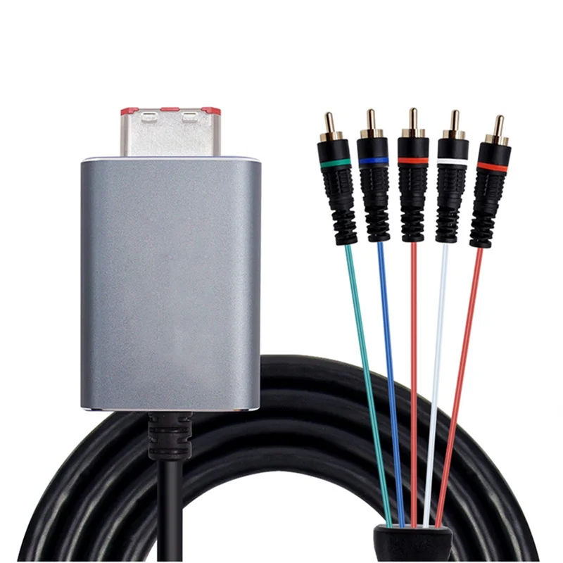 ABKN-Component Video 5RCA Ypbpr Cable For Gamecube NGC Digital AV Output High Quality Image