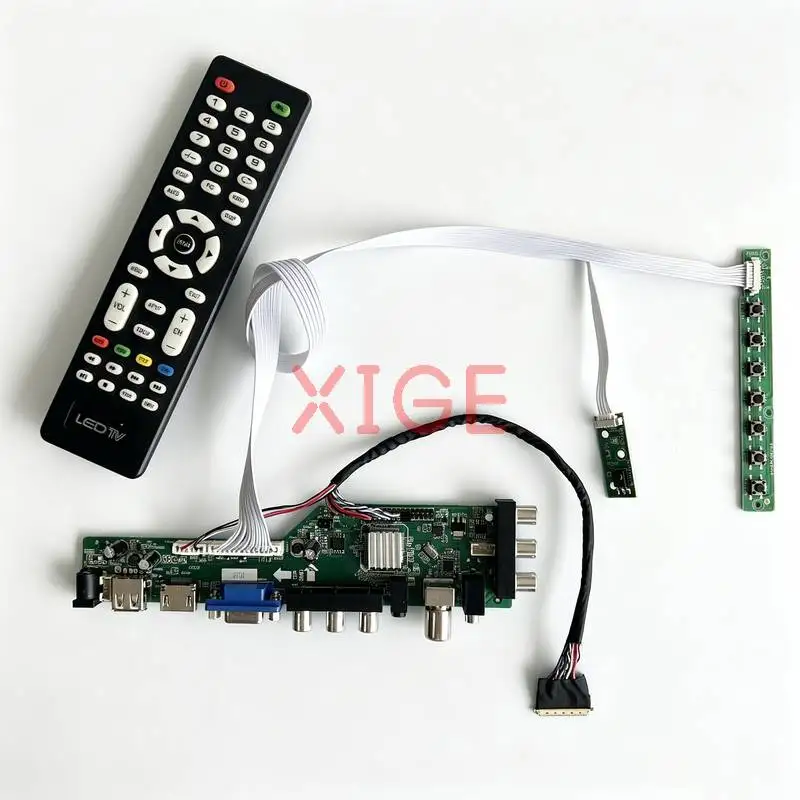コントローラーボードフィット-lp140wh2-lp140wh4-lp140wh1-lp140whu-40-ピン-lvds-ラップトップ画面-hdmi-vga-av-usb-dvb-1366x768-1366-768-キット-diy