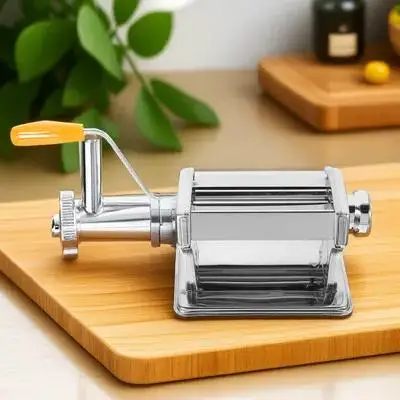 

Clay Press Machine Stainless Steel Hand Crank Ergonomic Handle for Polymer Clay DIY Craft Roller Tool for Jewelry Scrapbooking